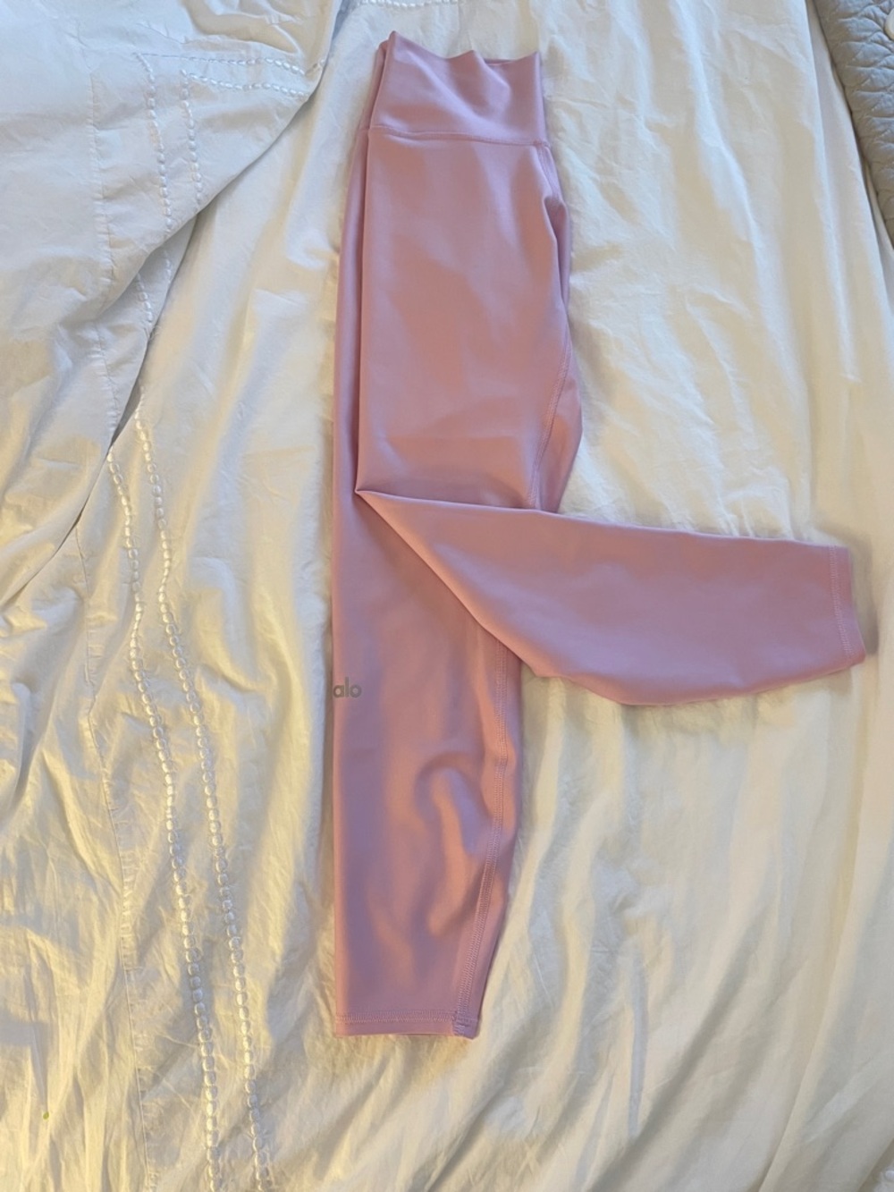 alo pink leggings size small